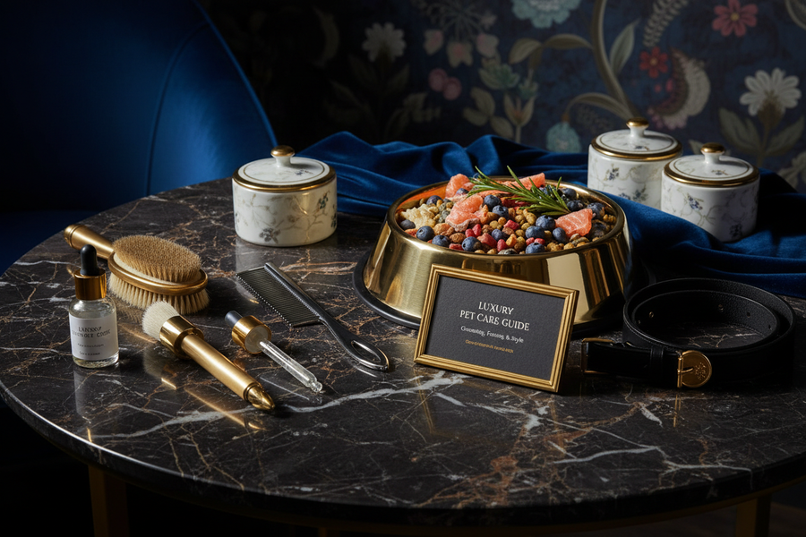 Luxury Pet Care Guide: Grooming, Feeding & Style