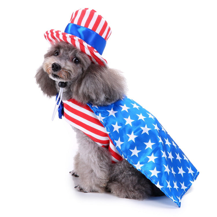 Pet clothes Christmas pet supplies outdoor dog walking clothes