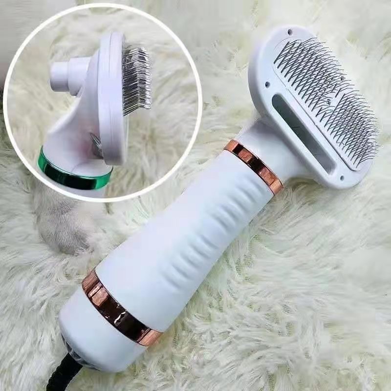 Two-in-One Pet Hot Air Comb Pet Hair Dryer Blowing Hair Cleaning