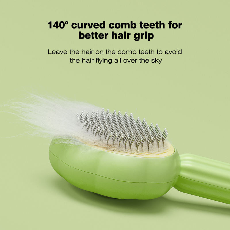 New Sunflower Pet Comb Cat Comb Pet Brush Pet Self-Cleaning Needle