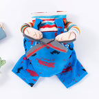 Pet Clothes Are Funny Take a Knife Transform Into a Pet Dog