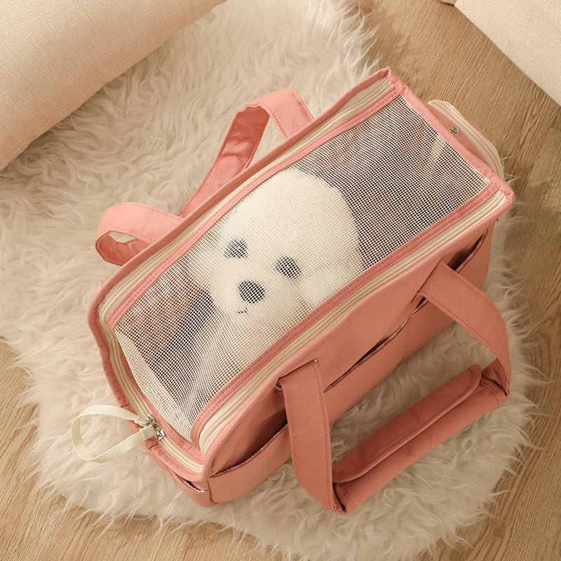 Large capacity cat bag pet bag portable pet travel bag