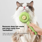New Sunflower Pet Comb Cat Comb Pet Brush Pet Self-Cleaning Needle
