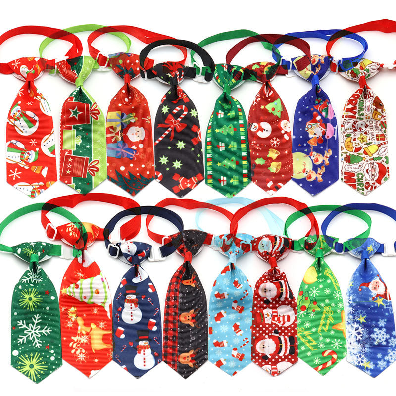 New Christmas Pet Tie Bowtie