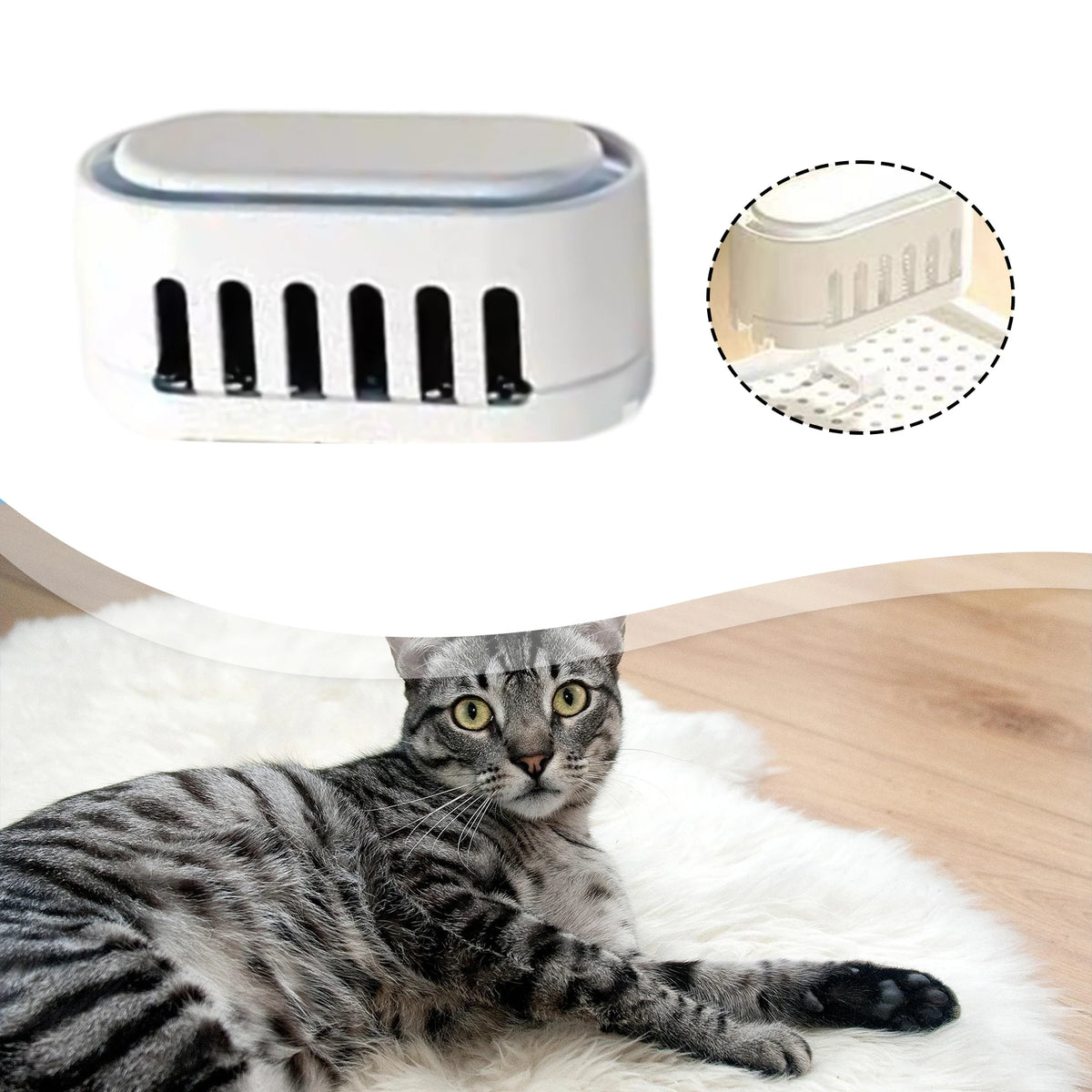 Smart Cat Litter Box Deodorizer Pet Odor Cleaning Remover Air