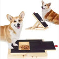 Durable Wooden Dog Nail Scratch Board with Treat Drawer Adjustable