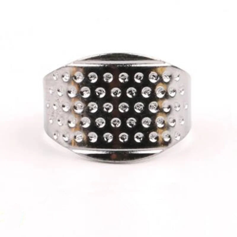 S Retro Finger Protector Antique Thimble Ring Handworking Needle