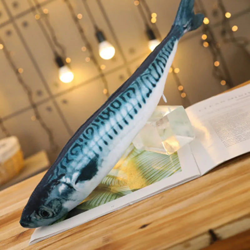 Simulation Fish Cat Toys Soft Plush Catnip Toy Interactive Cat