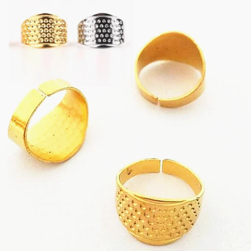 S Retro Finger Protector Antique Thimble Ring Handworking Needle