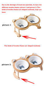 Ceramic Cat Bowl Dog Bowl Single and Double Pet Bowl Cat Dog