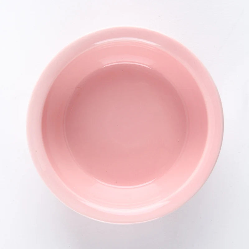 Ceramic Cat Bowl Dog Bowl Single and Double Pet Bowl Cat Dog