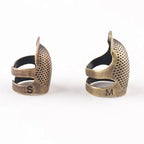 S Retro Finger Protector Antique Thimble Ring Handworking Needle