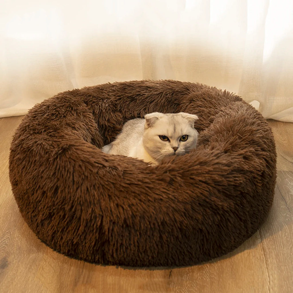 40-110Cm Round Pet Bed For Large Dog Bed Super Soft Cat Bed Long