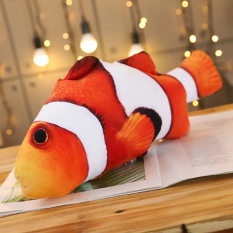 Simulation Fish Cat Toys Soft Plush Catnip Toy Interactive Cat