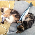 Simulation Fish Cat Toys Soft Plush Catnip Toy Interactive Cat