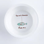 Ceramic Cat Bowl Dog Bowl Single and Double Pet Bowl Cat Dog
