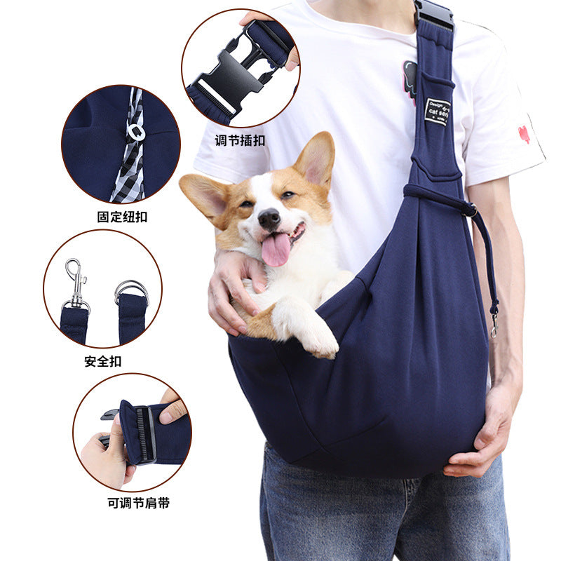 Adjustable Dog Backpack Breathable Pet Bag