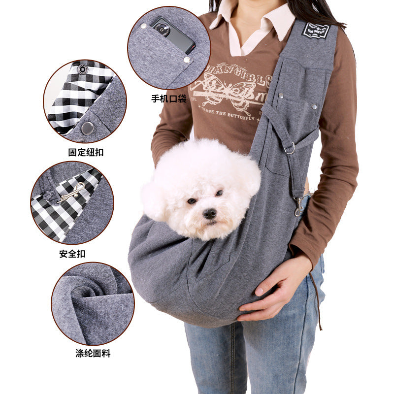Pet Messenger Bag for Cats and Dogs
