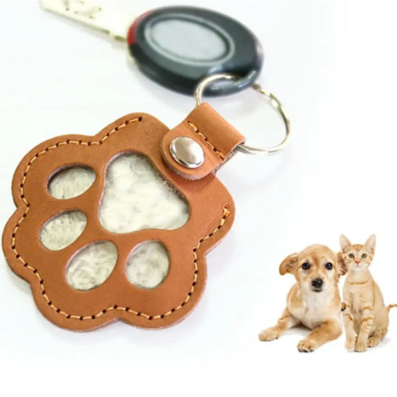 Dog and Cat Hair Storage Keychain
