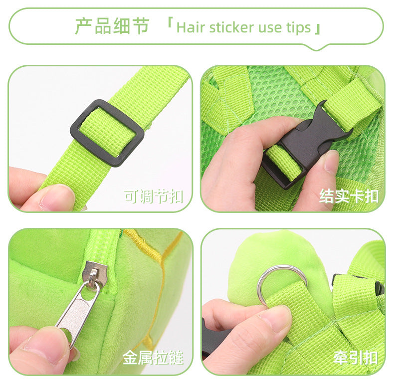 Cute Small Size Lightweight Dog Backpack