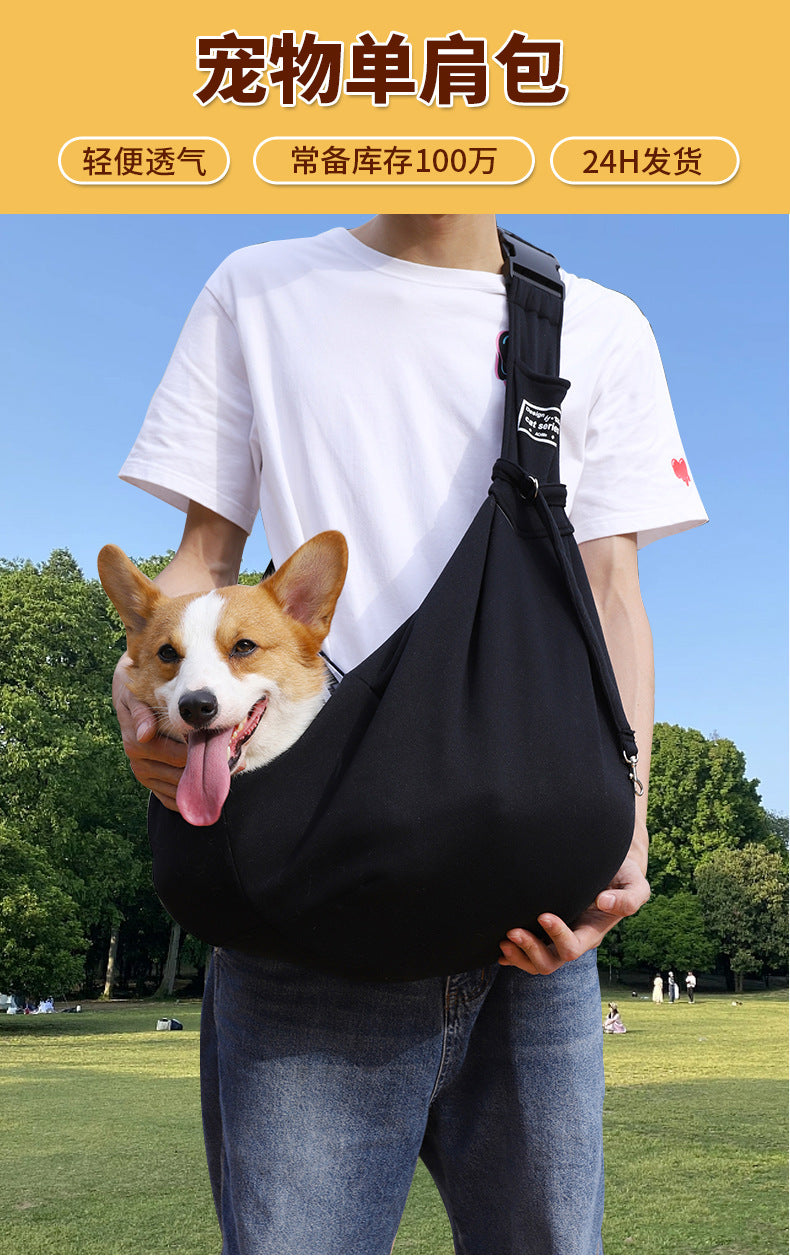 Adjustable Dog Backpack Breathable Pet Bag