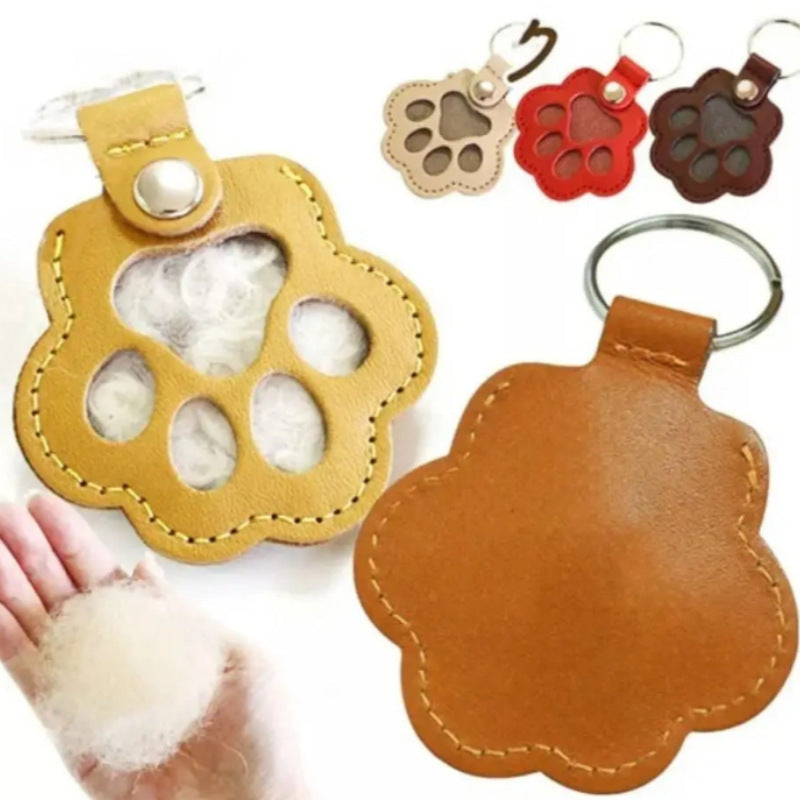 Dog and Cat Hair Storage Keychain