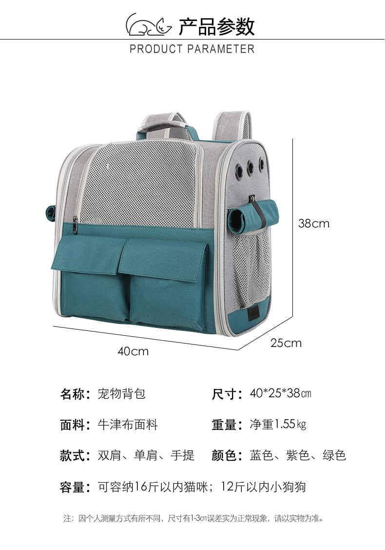 Portable Pet Bag for Cats and Dogs