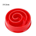 Pet Dog Slow Feeder Bowl Fun Non Slip Anti-Gulping Slower Food
