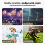 Dog Anxiety Relief Vest With Neck Warmer, Anti-Stress Calming Wrap