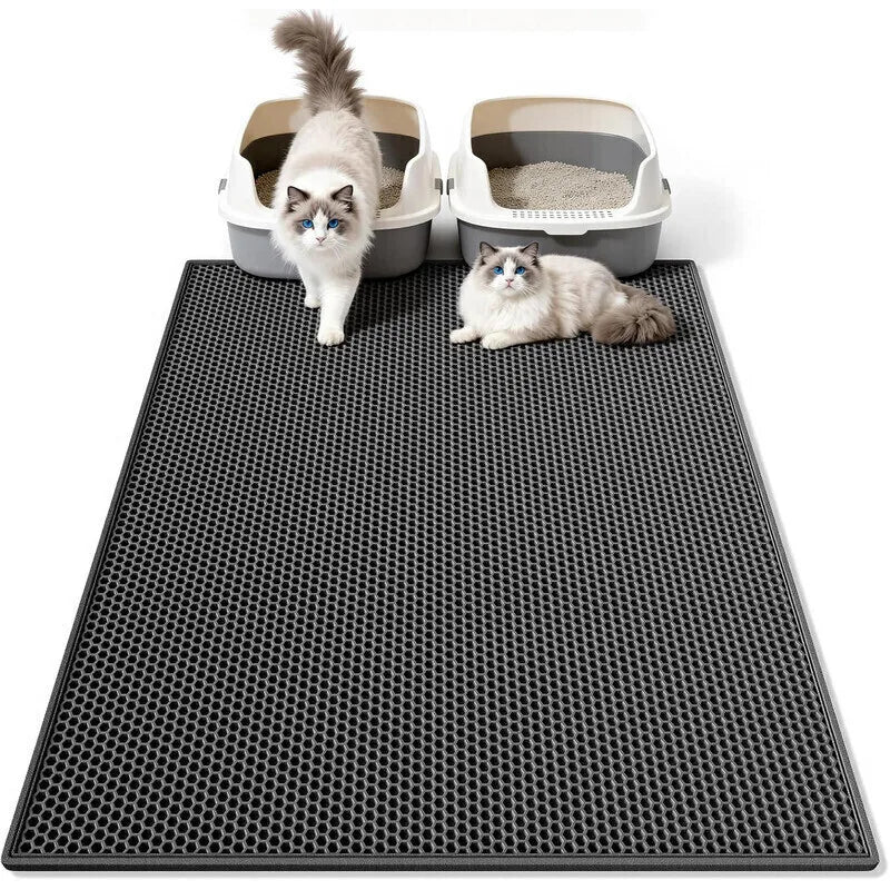 Cat Litter Mat, Honeycomb Double Layer Design, Eva Pad for Litter