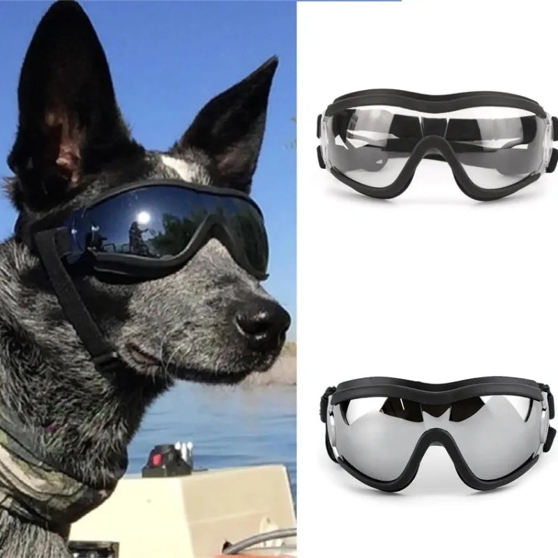 Transparent Color Pet Dog Goggles Waterproof Windproof Sunscreen