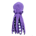 Durable Squeaky Octopus Dog Chew Toy Anxiety Relief Interactive