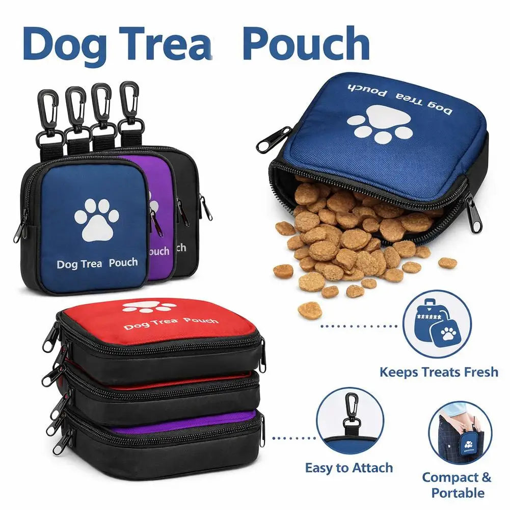 S Dog Snack Bag Portable Pet Treat Pouch for Outdoor Walking