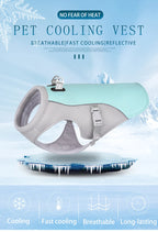 Summer Pet Dog Cooling Vest Heat Resistant Cool Dogs Clothes