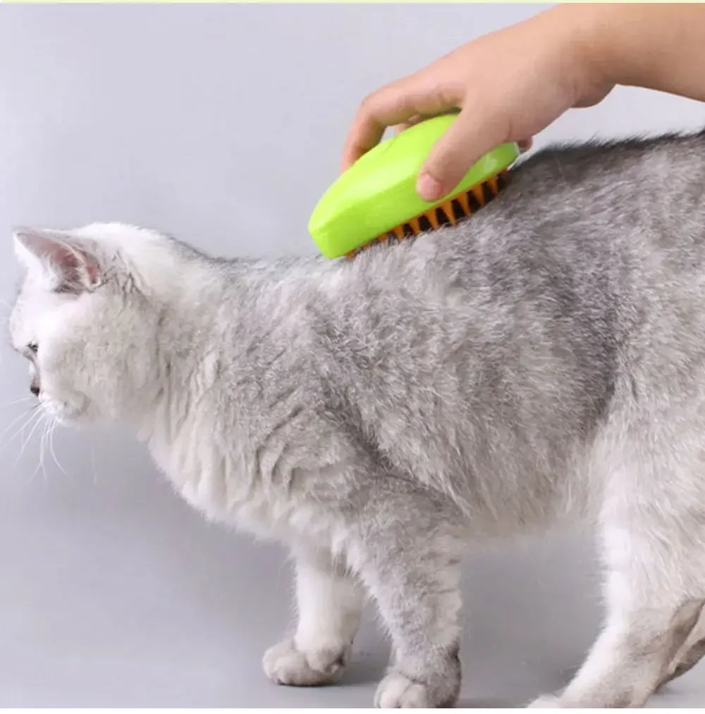 Cat Dog Steamy Brush Steam Brush Electric Sprayer for Massage Pet