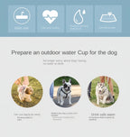 Portable Dog Cat Water Bottle With Storage Food And Water