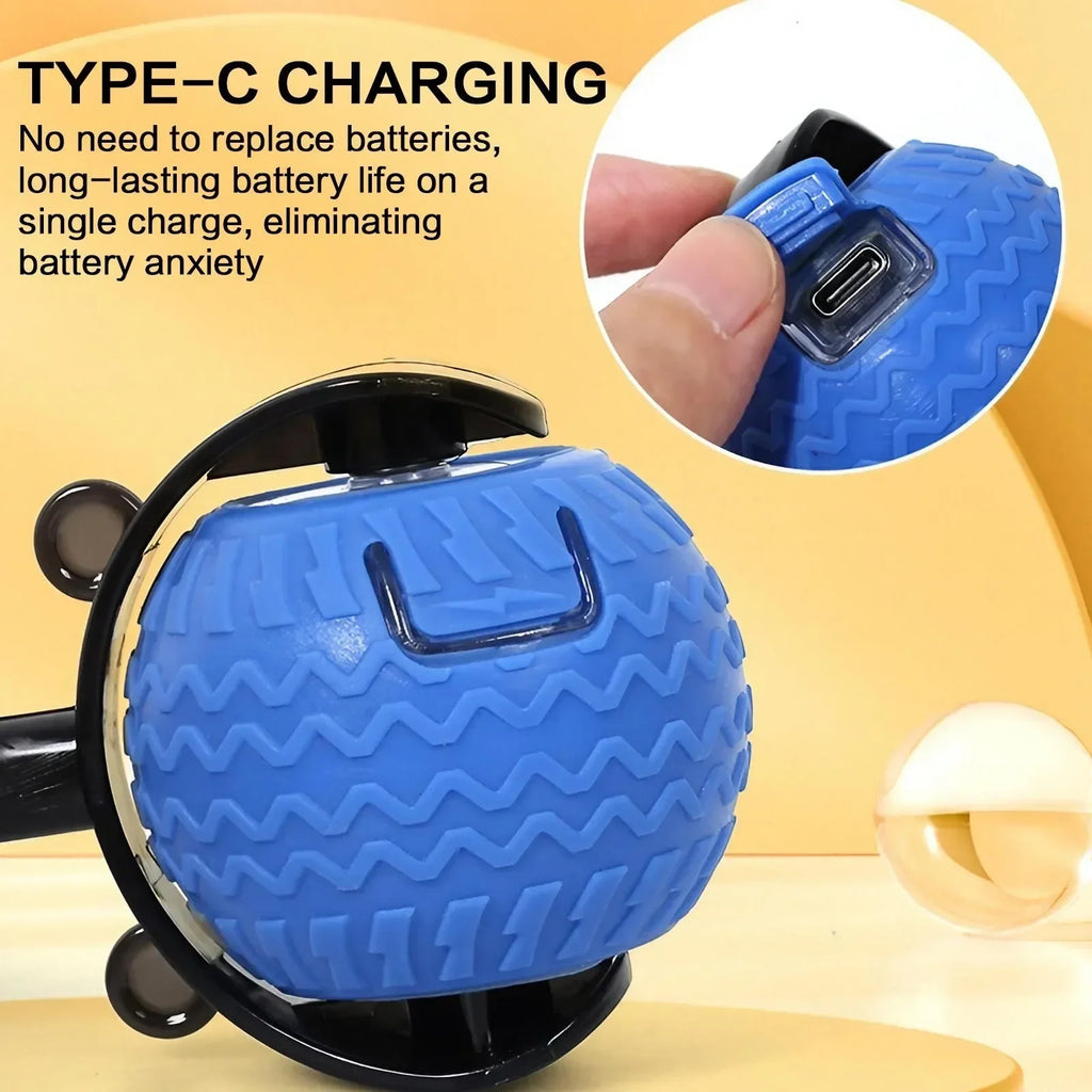Automatic Rotating Smart Cat Teasing Ball LED Interactive Obstacle