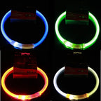 Luminous Pet Dog Collar Waterproof LED Dog Collar Rechargeable