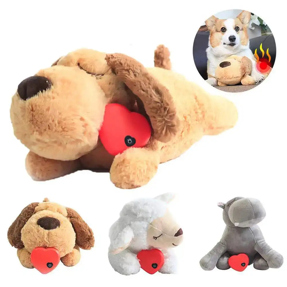 【Calming Anxiety Relief】Dog Plush Toy With Heartbeat Simulator