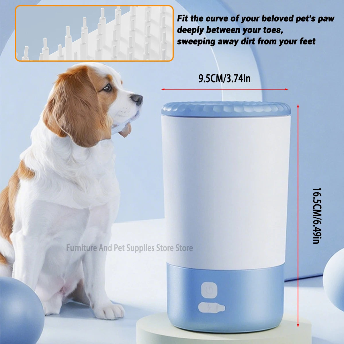 Pet Foot Washing Machine Electric Pet Paw Cleaner Automatic Dog