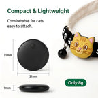 GPS Pet Tracker Collar for Cats and Apple-Compatible