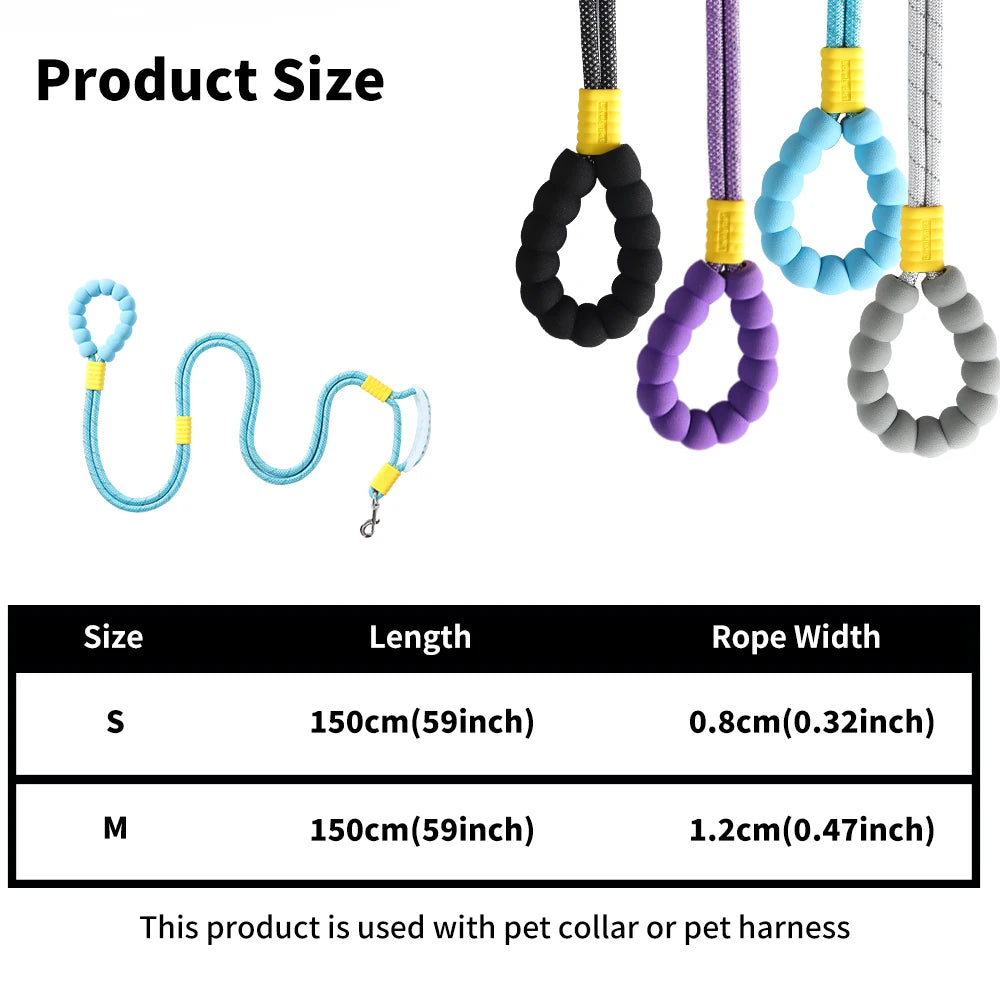 Reflective Hands-Free Running Dog Leash