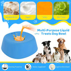 Anti-Choking Slow Feeder Dog Bowl Non-Slip 3/4 Cup - Lick Toy for