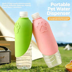 Portable Pet Outdoor Drinking Water Cup Dog Silicone Foldable Leaf