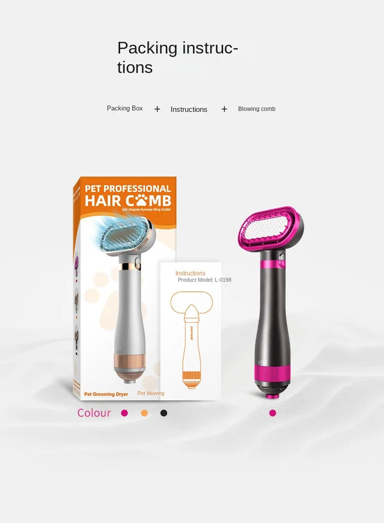 Pet Hair Dryer Dog Grooming Golden Retriever Hairdressing Dog