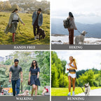 Adjustable Hands-Free Bungee Dog Leash
