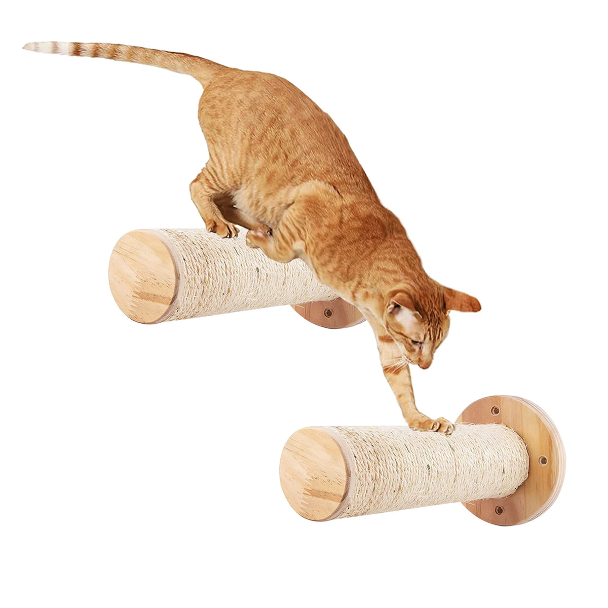 Diy Cat Wall Climbing Shelves Hammock Scratching Post Scratcher