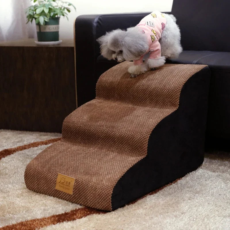 Dogs Stairs Bed Steps Protect Hip Bone Small Dog Anti-Slip Ladder