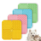 Pet Slow Feeder Licking Mat Food Grade Silicone Strong Suction Cup