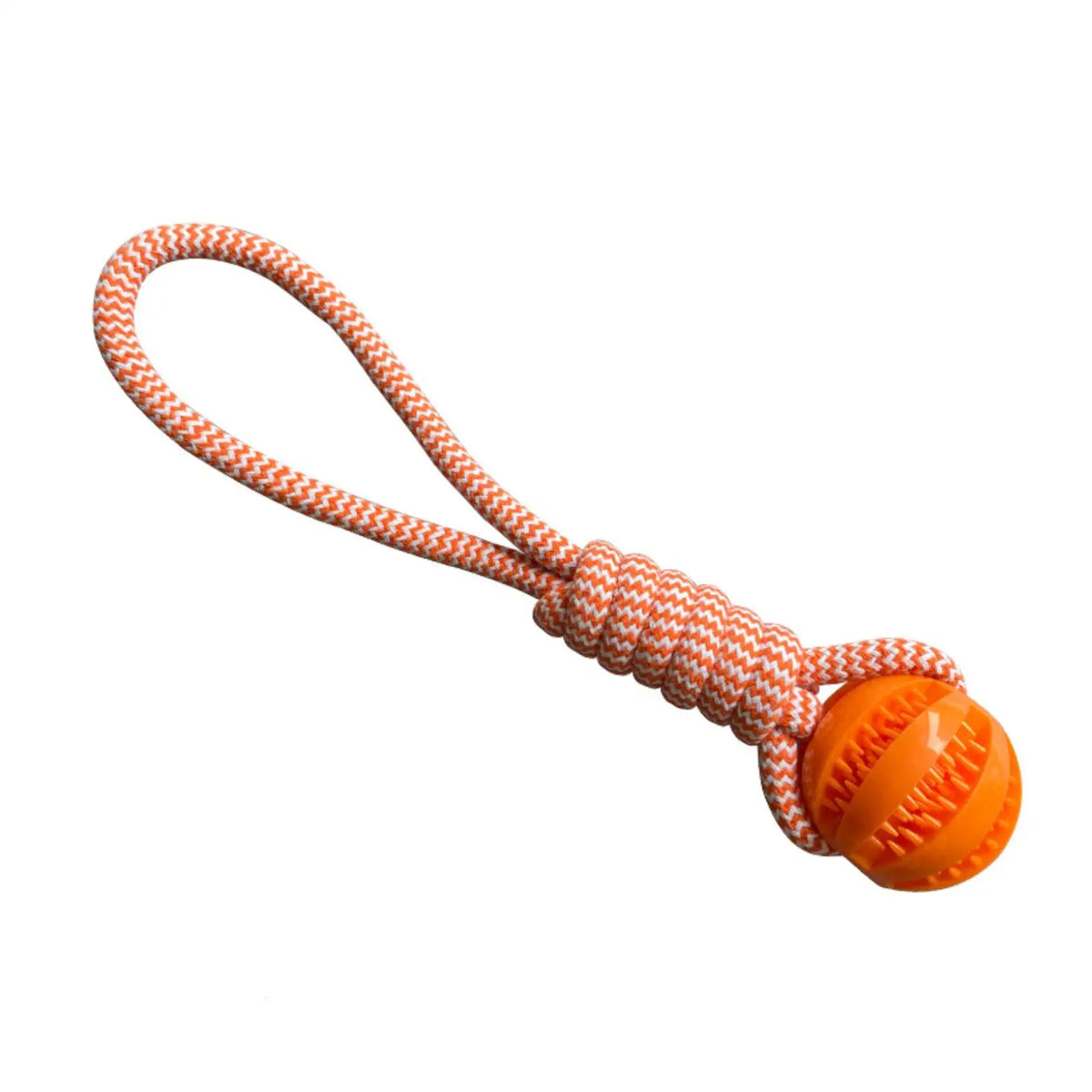 Dog Bite-Resistant Cotton Rope Treat Ball